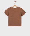 Tee-shirt manches courtes avec inscription bébé garçon